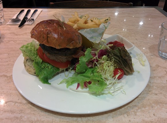 Beef Portobello Bacon Burger